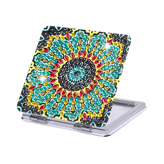 DIY Diamond Art Mosaic Makeup Mirror Paint by Number Kits Mandala (095)