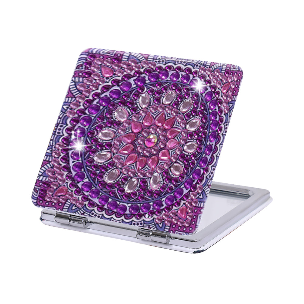 DIY Diamond Art Mosaic Makeup Mirror Paint by Number Kits Mandala (106)