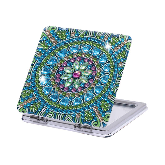 DIY Diamond Art Mosaic Makeup Mirror Paint by Number Kits Mandala (107)
