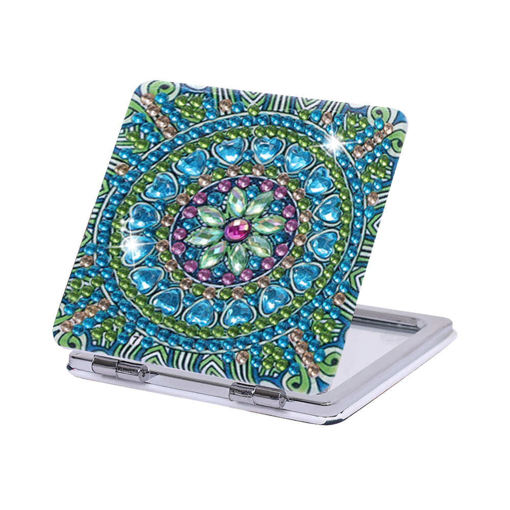 DIY Diamond Art Mosaic Makeup Mirror Paint by Number Kits Mandala (107)