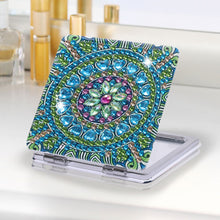 Load image into Gallery viewer, DIY Diamond Art Mosaic Makeup Mirror Paint by Number Kits Mandala (107)
