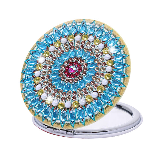 DIY Diamond Art Mosaic Makeup Mirror Paint by Number Kits Mandala (108)