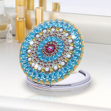 Load image into Gallery viewer, DIY Diamond Art Mosaic Makeup Mirror Paint by Number Kits Mandala (108)
