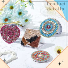 Load image into Gallery viewer, DIY Diamond Art Mosaic Makeup Mirror Paint by Number Kits Mandala (108)
