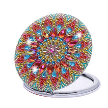 Load image into Gallery viewer, DIY Diamond Art Mosaic Makeup Mirror Paint by Number Kits Mandala (109)
