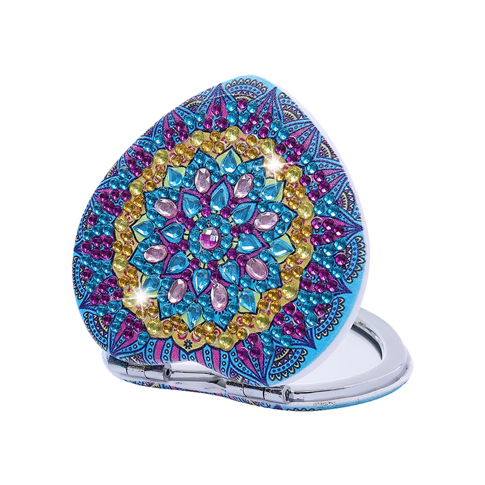 DIY Diamond Art Mosaic Makeup Mirror Paint by Number Kits Mandala (110)