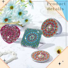 Load image into Gallery viewer, DIY Diamond Art Mosaic Makeup Mirror Paint by Number Kits Mandala (111)
