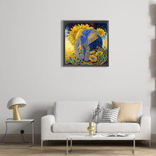 Load image into Gallery viewer, Diamond Painting - Partial Special Shaped - sunflower elephant (30*30CM)
