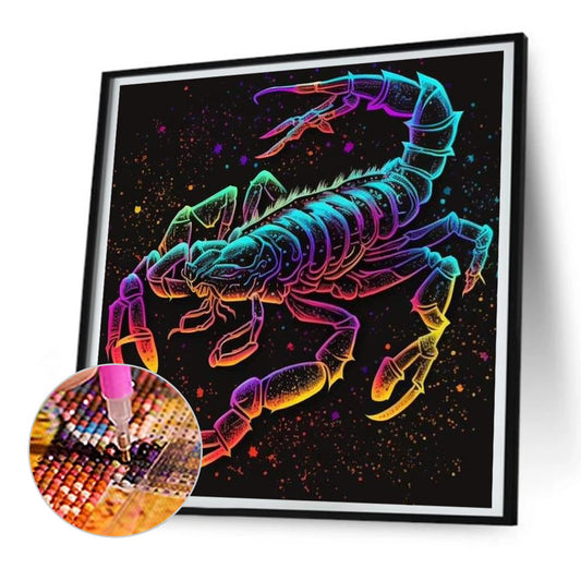 Diamond Painting - Full Round - 12 constellations Scorpio (30*30CM)