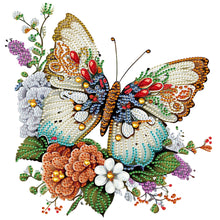 Load image into Gallery viewer, Diamond Painting - Partial Special Shaped - Butterfly (30*30CM)
