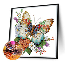 Load image into Gallery viewer, Diamond Painting - Partial Special Shaped - Butterfly (30*30CM)

