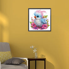 Load image into Gallery viewer, Diamond Painting - Partial Special Shaped - fluffy bird (30*30CM)
