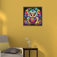 Load image into Gallery viewer, Diamond Painting - Partial Special Shaped - owl (30*30CM)
