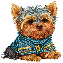 Load image into Gallery viewer, Diamond Painting - Partial Special Shaped - yorkshire terrier (30*30CM)
