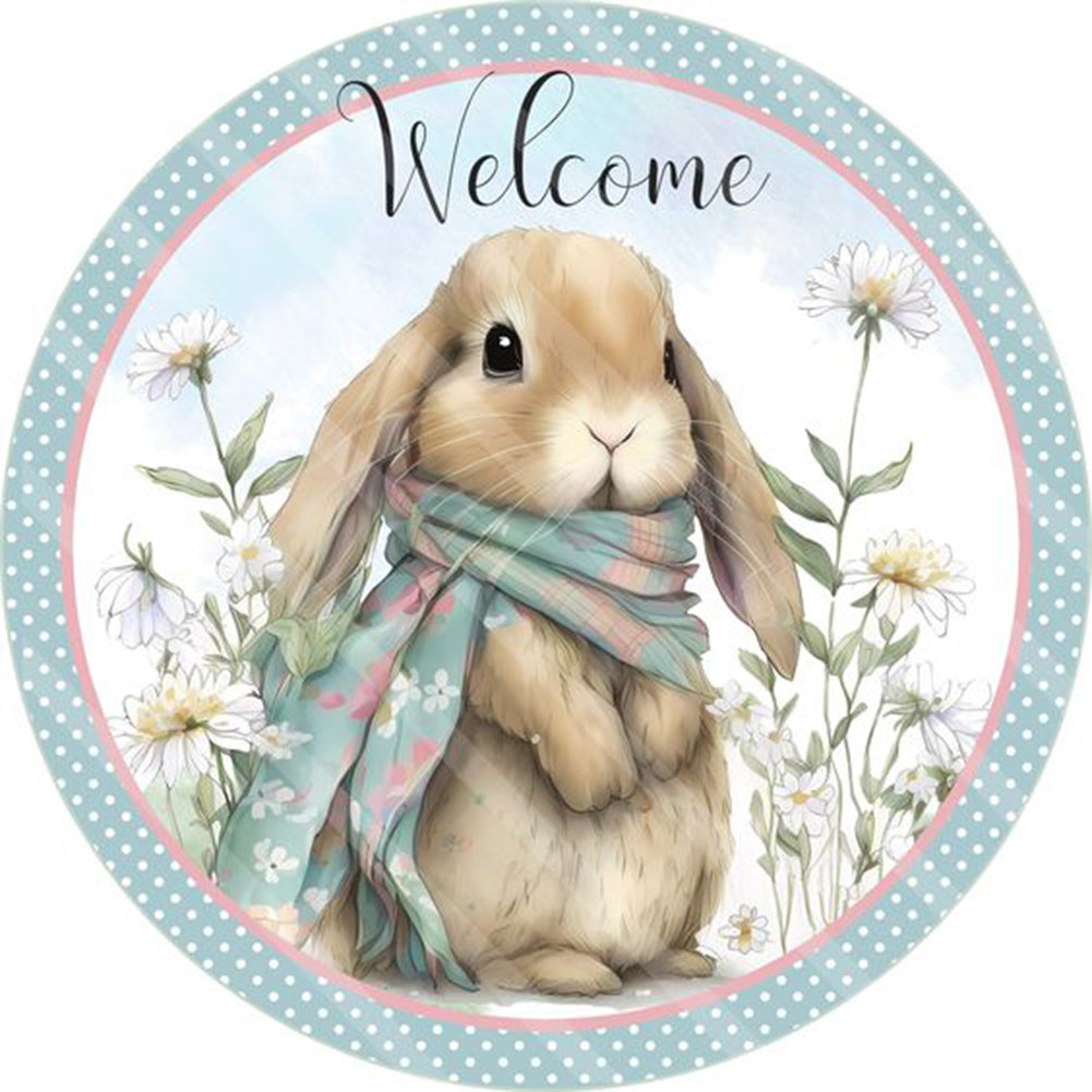 Diamond Painting - Full Round - bunny garland (30*30CM)