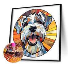 Load image into Gallery viewer, Diamond Painting - Full Round - dog glass art (30*30CM)
