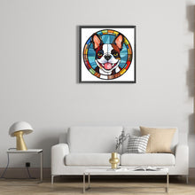 Load image into Gallery viewer, Diamond Painting - Full Round - dog glass art (30*30CM)
