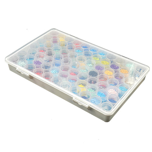 Bueautybox Diamond Painting Storage Containers, Portable Bead Storage  Container 42 Girds Diamond Painting Accessories (Storage Box)