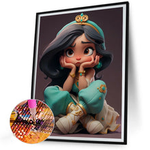 Load image into Gallery viewer, Diamond Painting - Full Round - princess jasmine (30*40CM)
