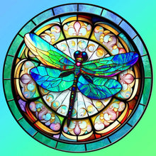 Load image into Gallery viewer, Diamond Painting - Full Round - dragonfly (30*30CM)
