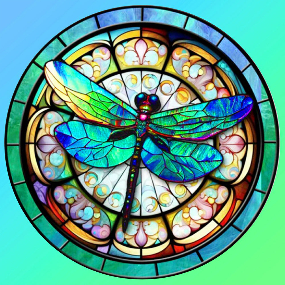 Diamond Painting - Full Round - dragonfly (30*30CM)