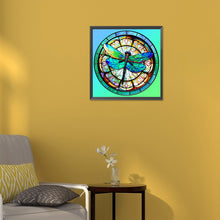 Load image into Gallery viewer, Diamond Painting - Full Round - dragonfly (30*30CM)
