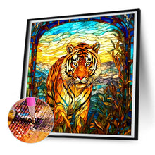 Load image into Gallery viewer, Diamond Painting - Full Round - marching tiger (30*30CM)
