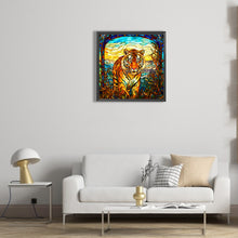 Load image into Gallery viewer, Diamond Painting - Full Round - marching tiger (30*30CM)
