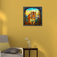 Load image into Gallery viewer, Diamond Painting - Full Round - marching tiger (30*30CM)
