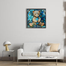 Load image into Gallery viewer, Diamond Painting - Full Round - teddy bear (30*30CM)
