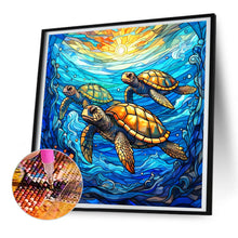 Load image into Gallery viewer, Diamond Painting - Full Round - sea turtle (30*30CM)
