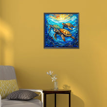 Load image into Gallery viewer, Diamond Painting - Full Round - sea turtle (30*30CM)
