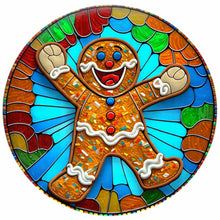 Load image into Gallery viewer, Diamond Painting - Full Round - gingerbread Man (30*30CM)
