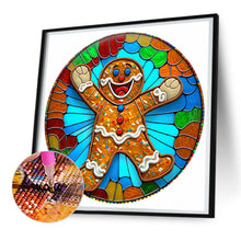 Load image into Gallery viewer, Diamond Painting - Full Round - gingerbread Man (30*30CM)
