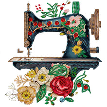 Load image into Gallery viewer, Diamond Painting - Partial Special Shaped - vintage sewing machine (30*30CM)
