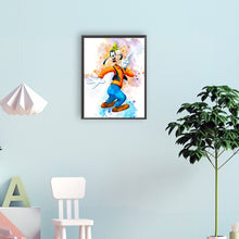 Load image into Gallery viewer, Diamond Painting - Full Round - Watercolor Disney Goofy (30*40CM)
