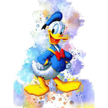 Load image into Gallery viewer, Diamond Painting - Full Round - Watercolor Disney Donald Duck (30*40CM)
