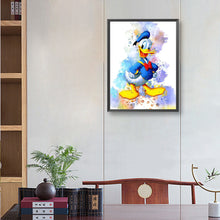 Load image into Gallery viewer, Diamond Painting - Full Round - Watercolor Disney Donald Duck (30*40CM)
