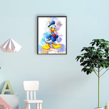 Load image into Gallery viewer, Diamond Painting - Full Round - Watercolor Disney Donald Duck (30*40CM)
