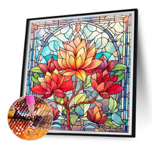 Load image into Gallery viewer, Diamond Painting - Full Round - flower glass art (30*30CM)
