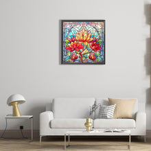 Load image into Gallery viewer, Diamond Painting - Full Round - flower glass art (30*30CM)
