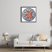 Load image into Gallery viewer, Diamond Painting - Full Round - flower glass art (30*30CM)
