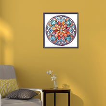 Load image into Gallery viewer, Diamond Painting - Full Round - flower glass art (30*30CM)
