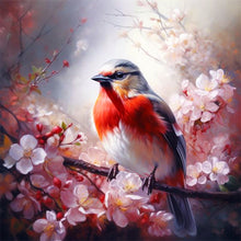 Load image into Gallery viewer, Diamond Painting - Full Round - Cherry Blossoms and Birds (30*30CM)
