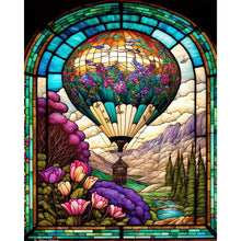Load image into Gallery viewer, Diamond Painting - Full Square - Glass Art - Hot Air Balloon (40*50CM)
