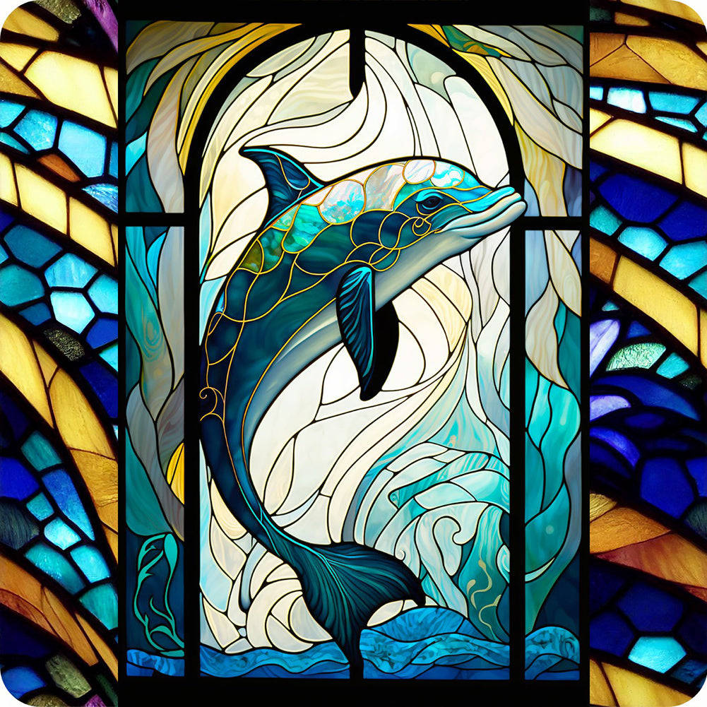 Diamond Painting - Full Round - Sea Life Glass Art (30*30CM)