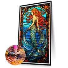Load image into Gallery viewer, Diamond Painting - Full Round - Mermaid Glass Art (40*70CM)
