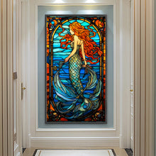 Load image into Gallery viewer, Diamond Painting - Full Round - Mermaid Glass Art (40*70CM)
