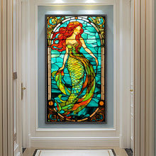 Load image into Gallery viewer, Diamond Painting - Full Round - Mermaid Glass Art (40*70CM)
