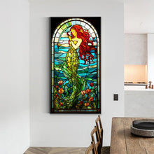 Load image into Gallery viewer, Diamond Painting - Full Round - Mermaid Glass Art (40*70CM)
